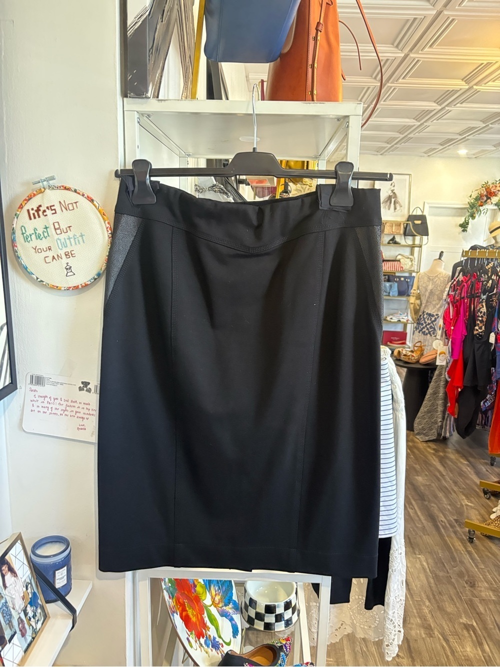 Classic Black Pencil Skirt — Tailored Office Essential